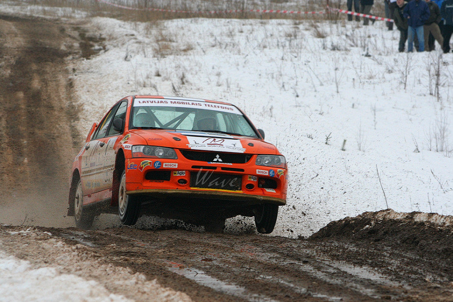 2007-03-08 00:27:12: Mitsubishi EVO IX, Авторалли Сигулда 2007