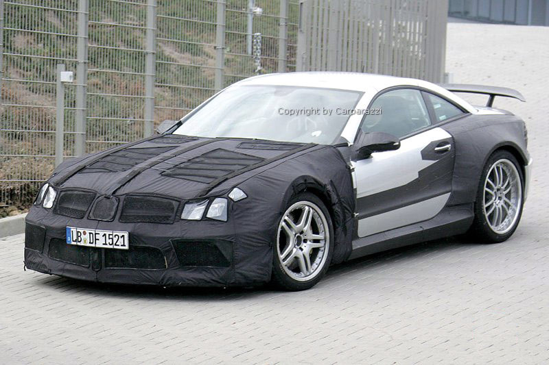 2007-10-24 01:03:26: Mercedes SL Black Series уже проходит тесты