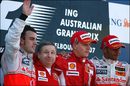my first race in f1, australia, 3rd place (2007-10-29 02:35:43)