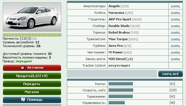 2008-12-29 13:57:15: Honda Integra 1.6 -Уровень автомобиля: 12 - Привод: передний
