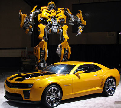 2009-09-10 14:09:46: Компания Chevrolet объявила дилерам о своем намерении выпустить на рынок специальную модификацию купе Camaro, которая получит название Bumblebee и будет построена в честь одноименного персонажа из фильма "Трансформеры".
