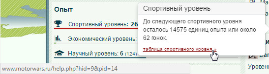2016-12-05 20:33:58: (добавлено) ссылки на таблицы опыта
